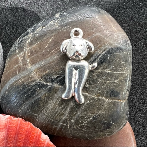 Sterling Silver.925. Articulated Puppy Dog Charm. Vintage - Picture 2 of 5